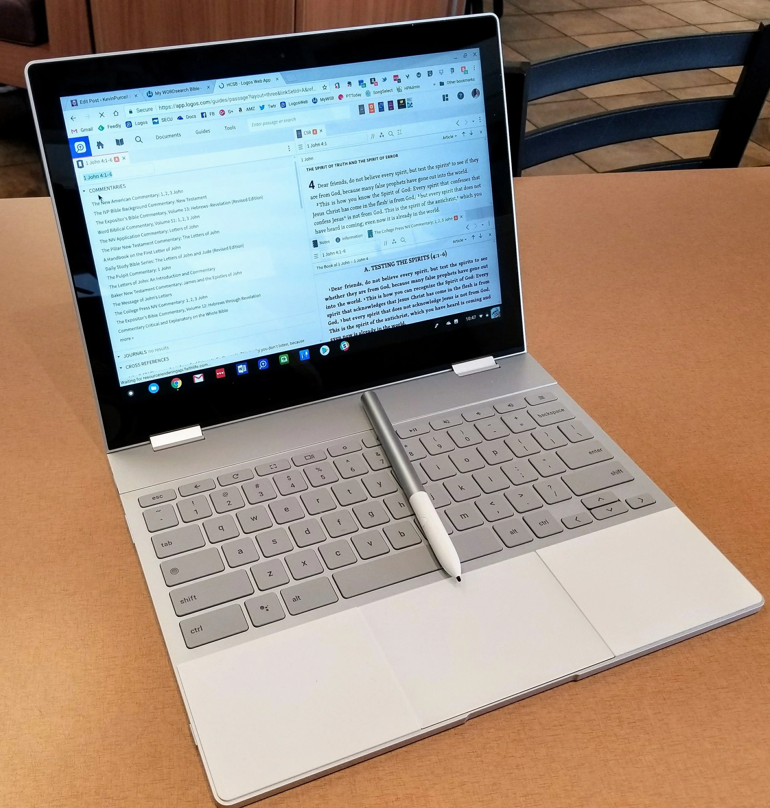 Google Pixelbook for Bible Study: A Review