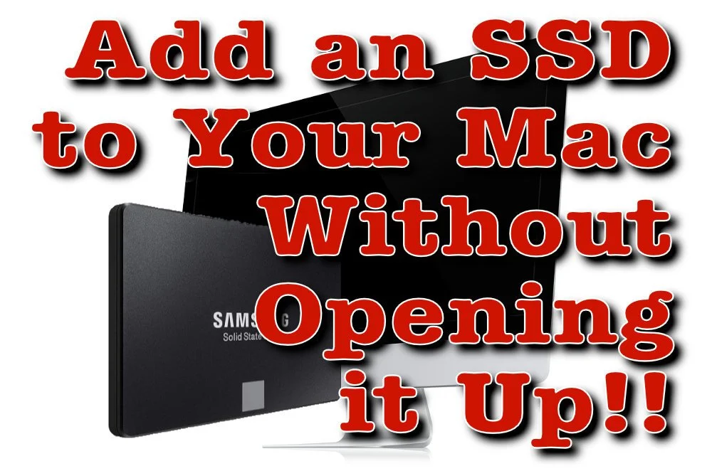 How to Add an SSD to a Mac Without Opening the Computer