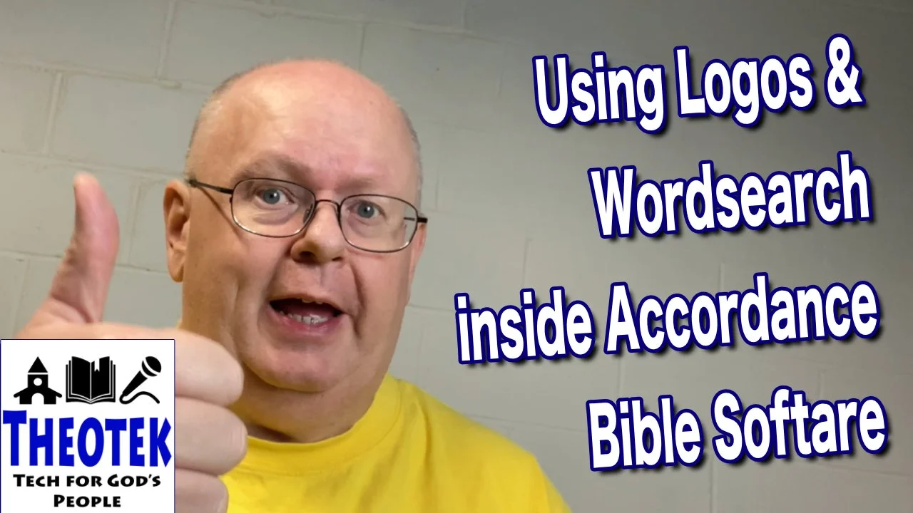 Accordance Can Show Your Logos and Wordsearch Books