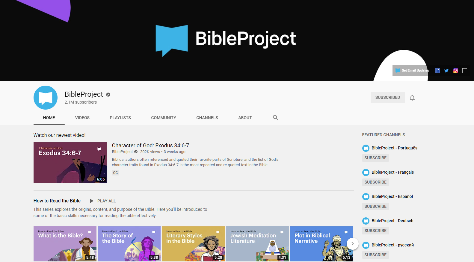 The Bible Project YouTube Channel Uses Animation to Teach the Bible