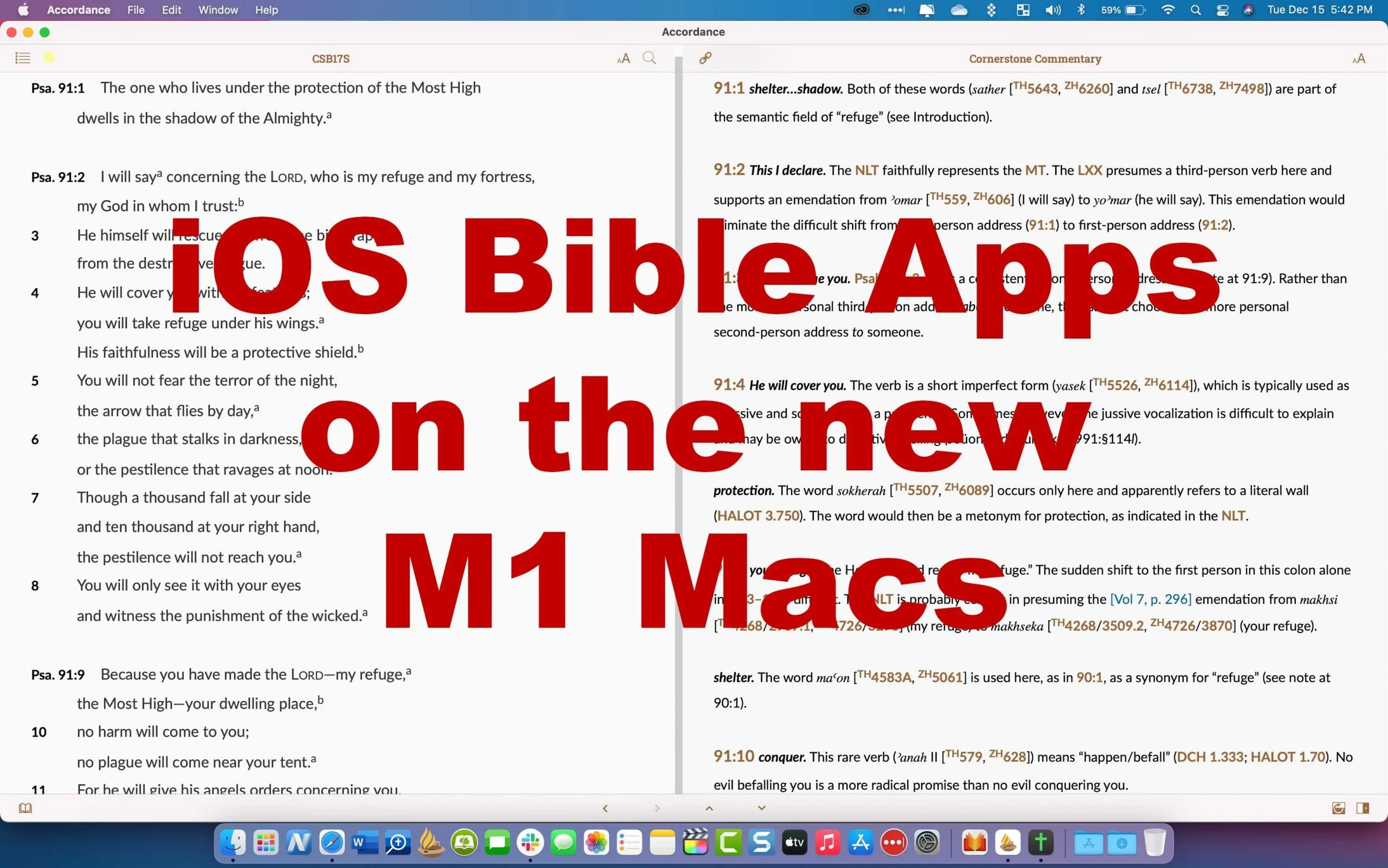 7 Best iOS Bible Study Apps on M1 Macs