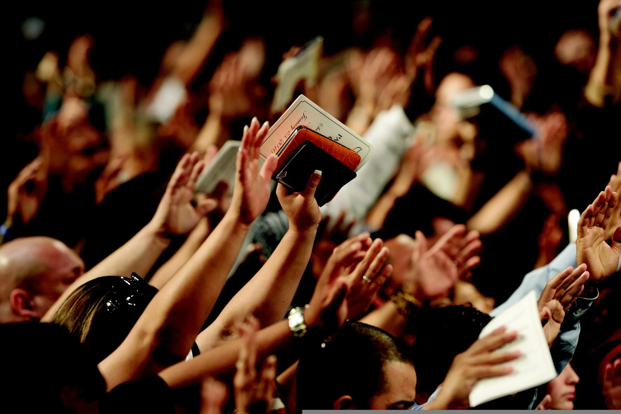 a show of hands
