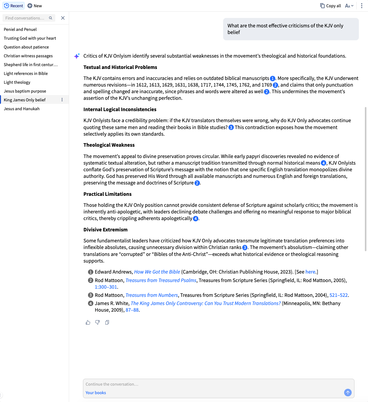 logos study assistant results