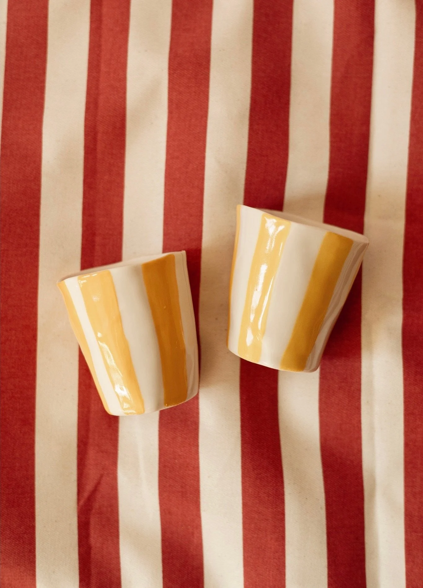 striped sunshine cups