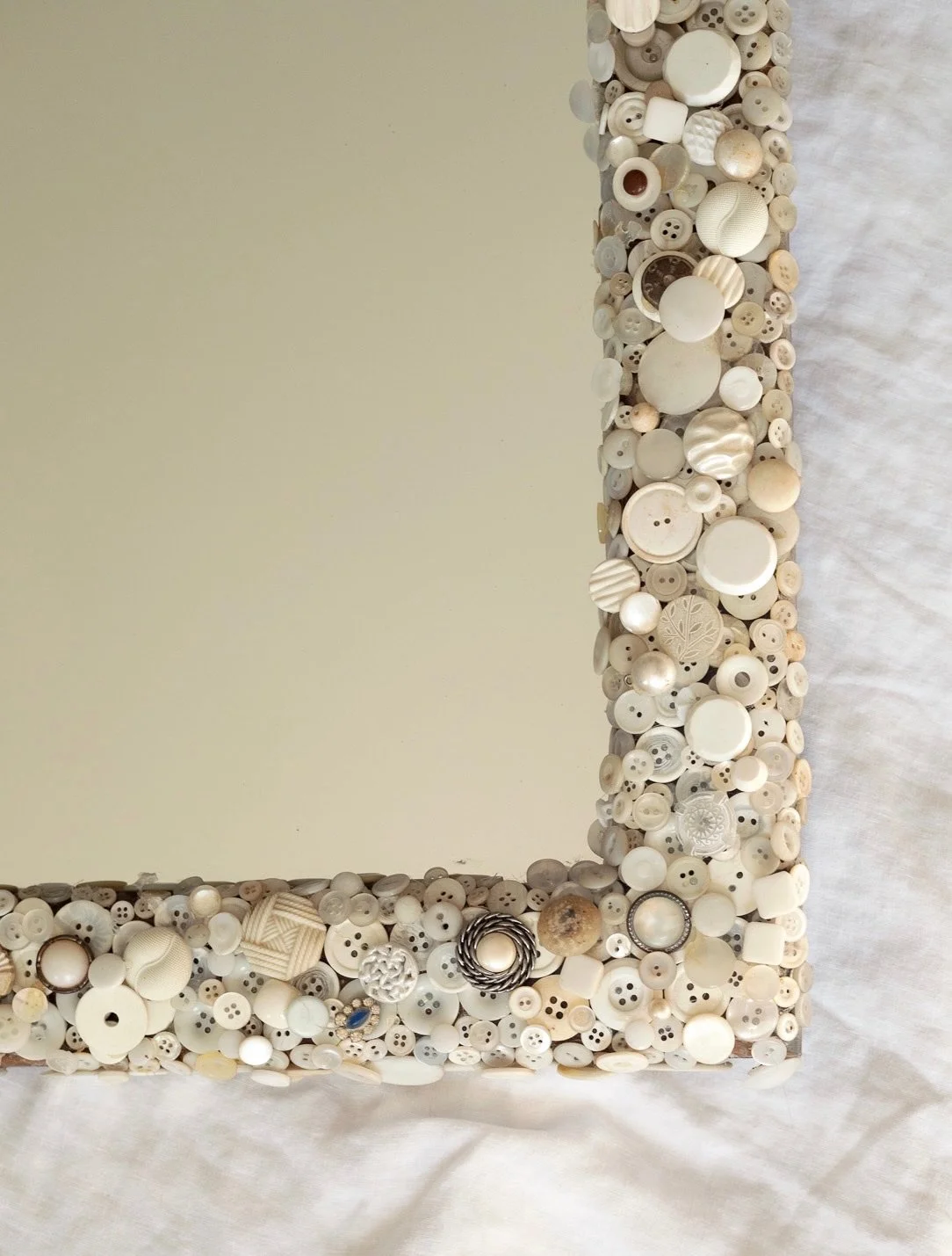 cute as a button mirror