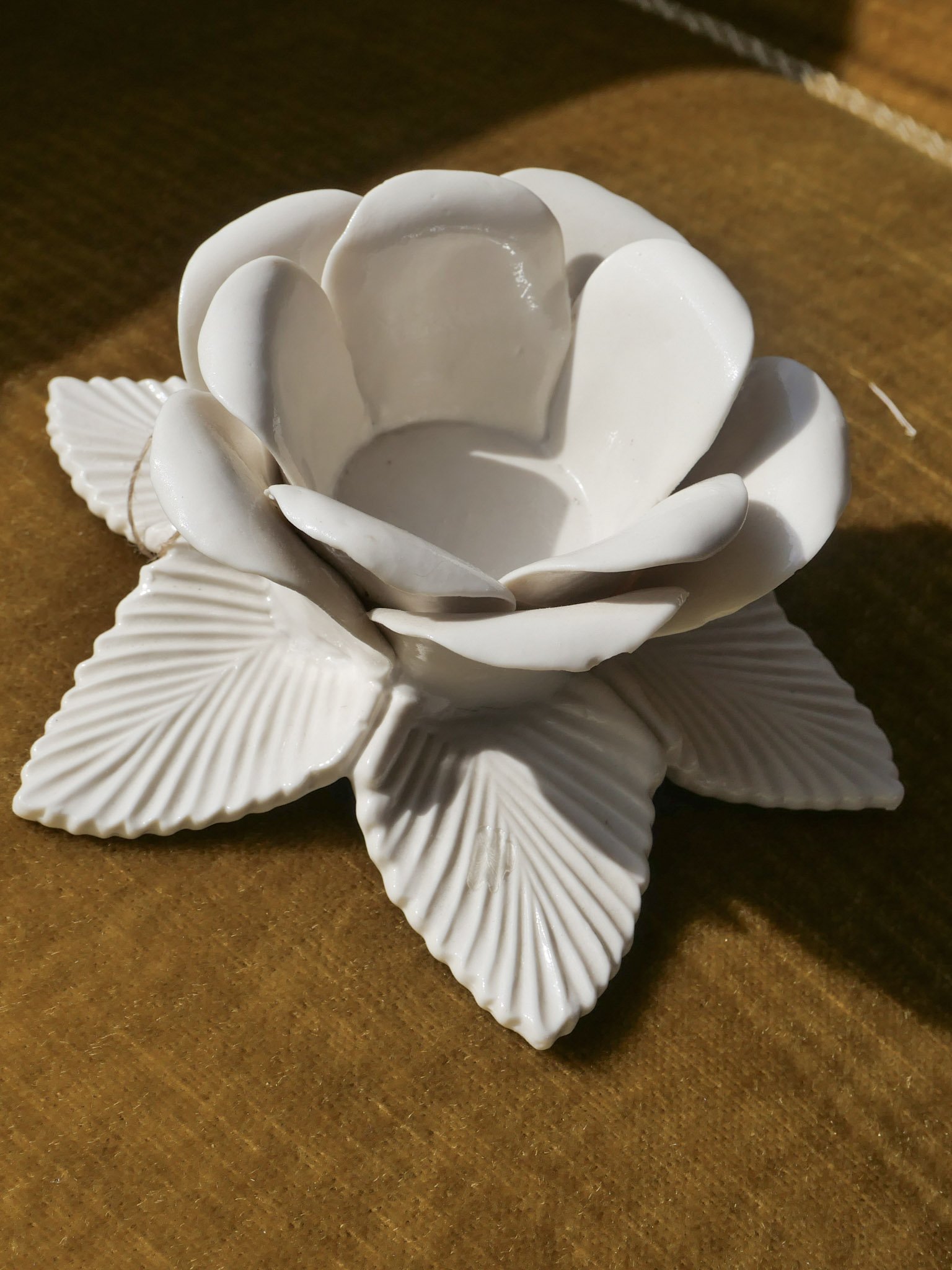 the petal tea light holder