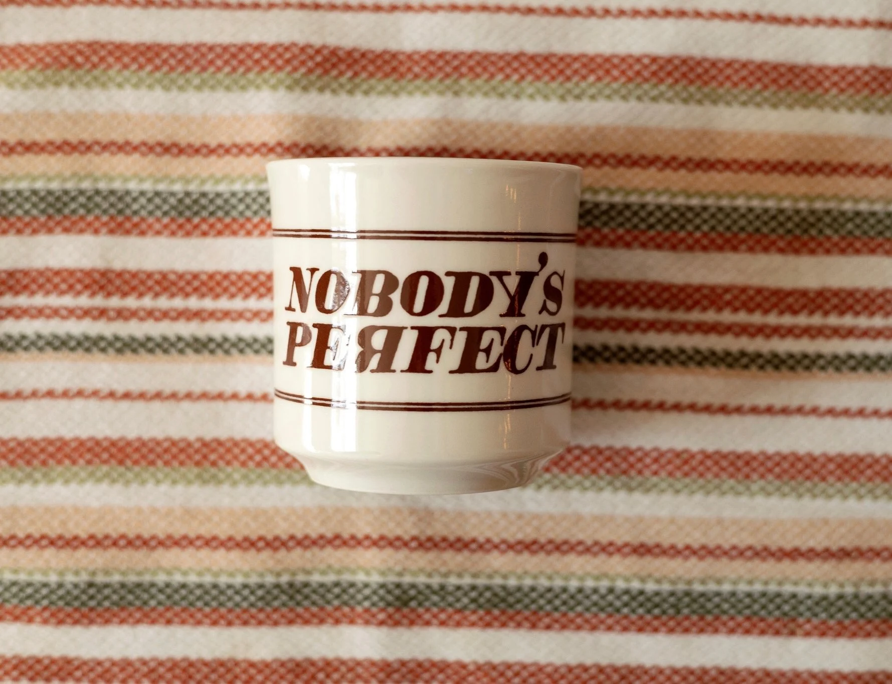 nobody's perfect mug