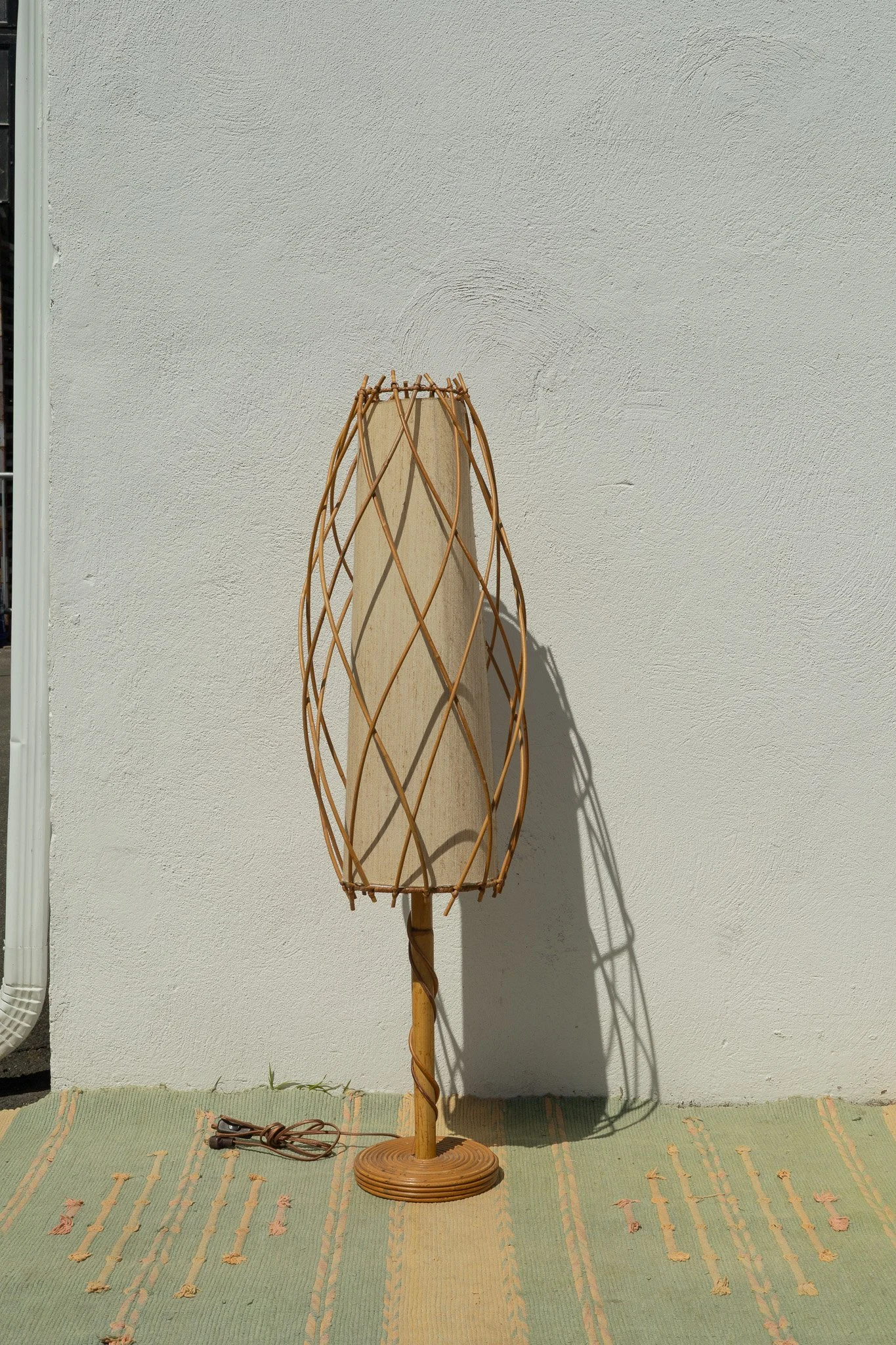 the rattan cyclone lamp
