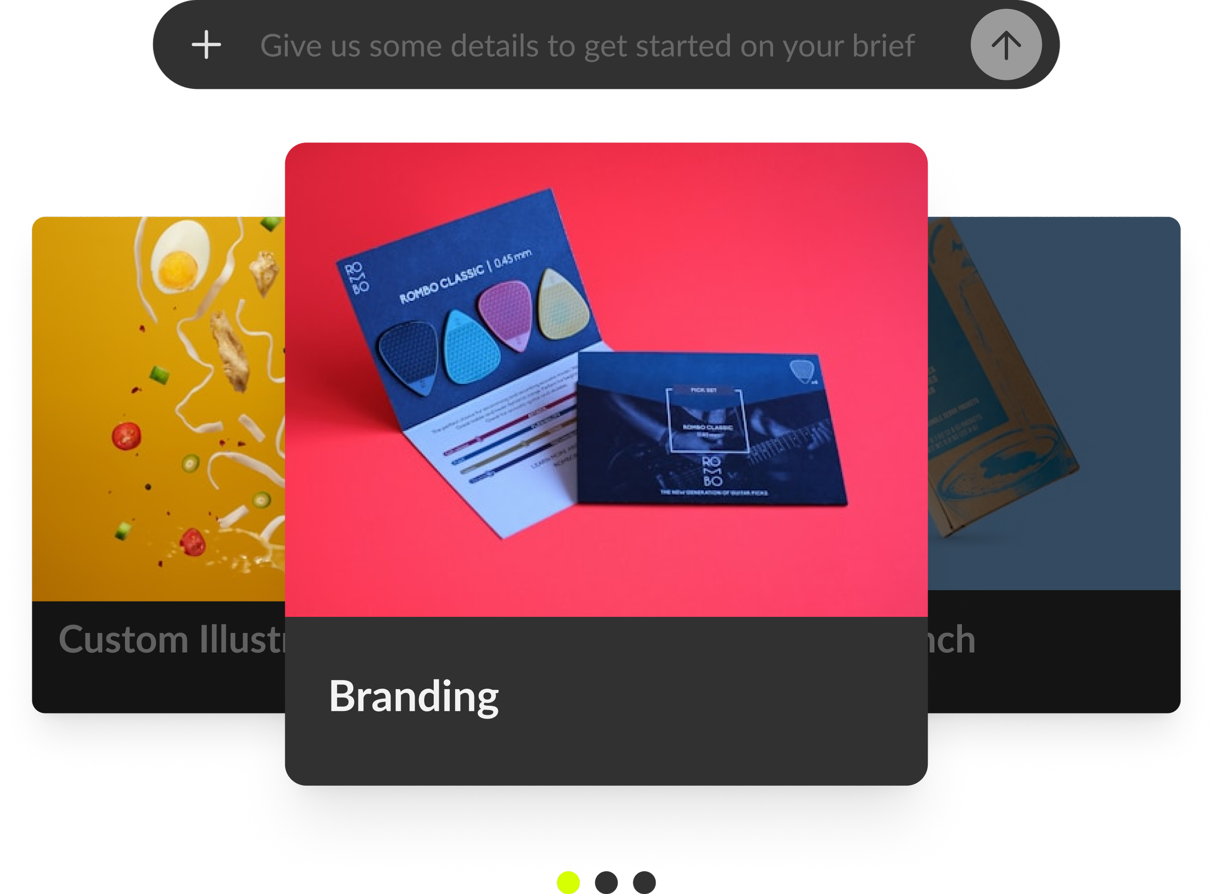 Spark intent input screen