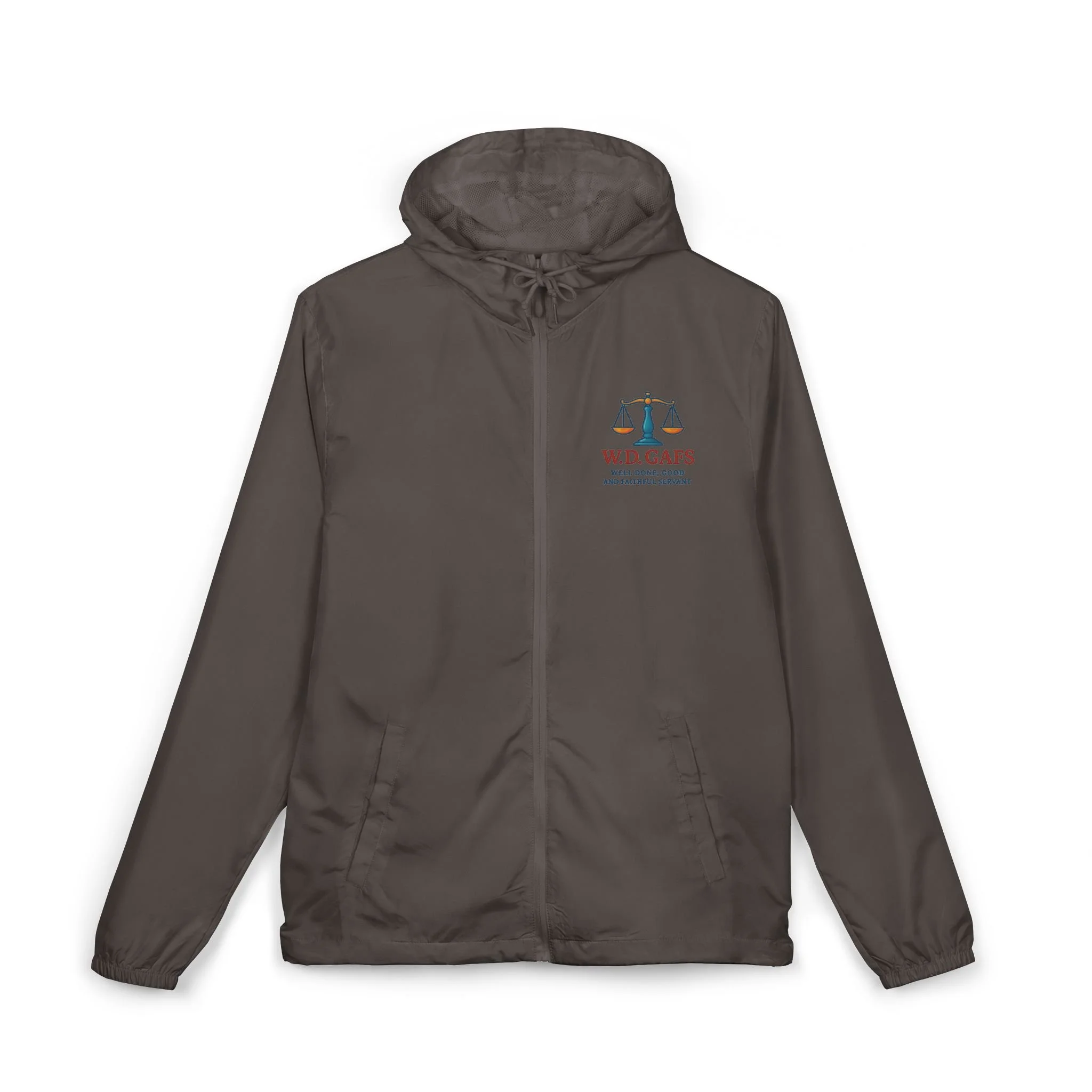 Windbreaker Jacket — WD Gafs Logo Lightweight Zip-Up