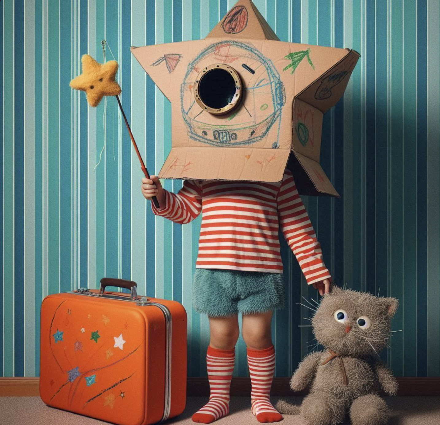 Child exploring imaginative play and creativity through Kids Club activities