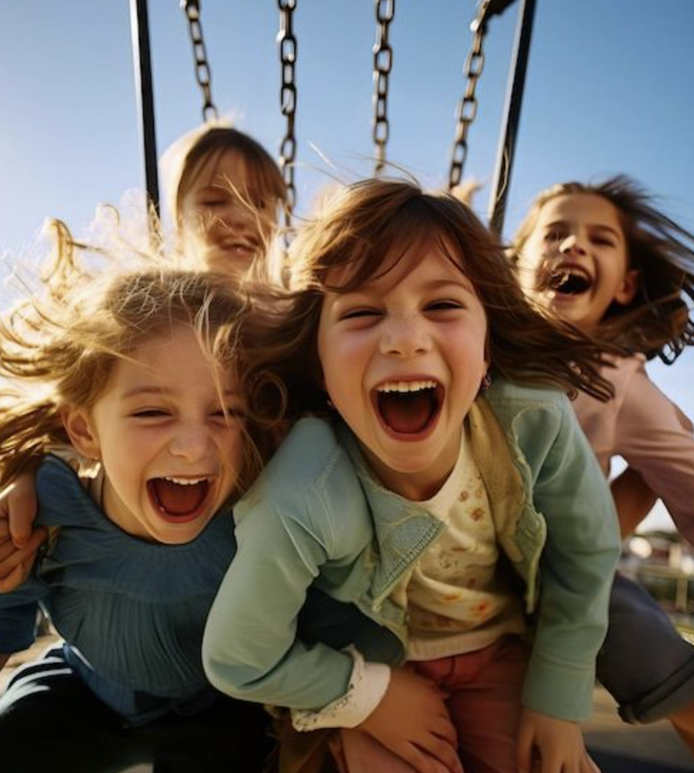 Children enjoying outdoor play activities included in Little Explorer family membership in Copenhagen