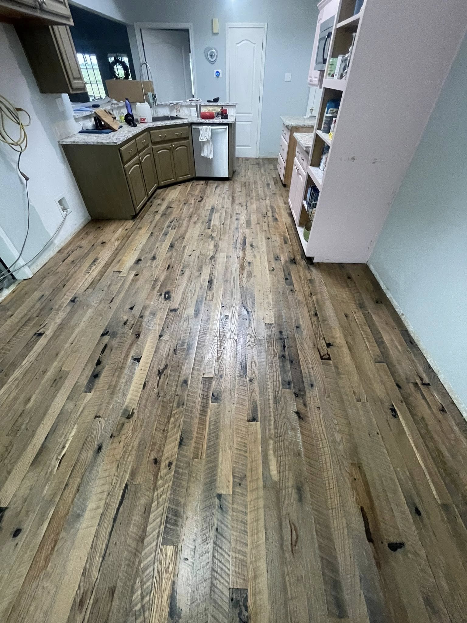 Hardwood Floor Installation and Staining