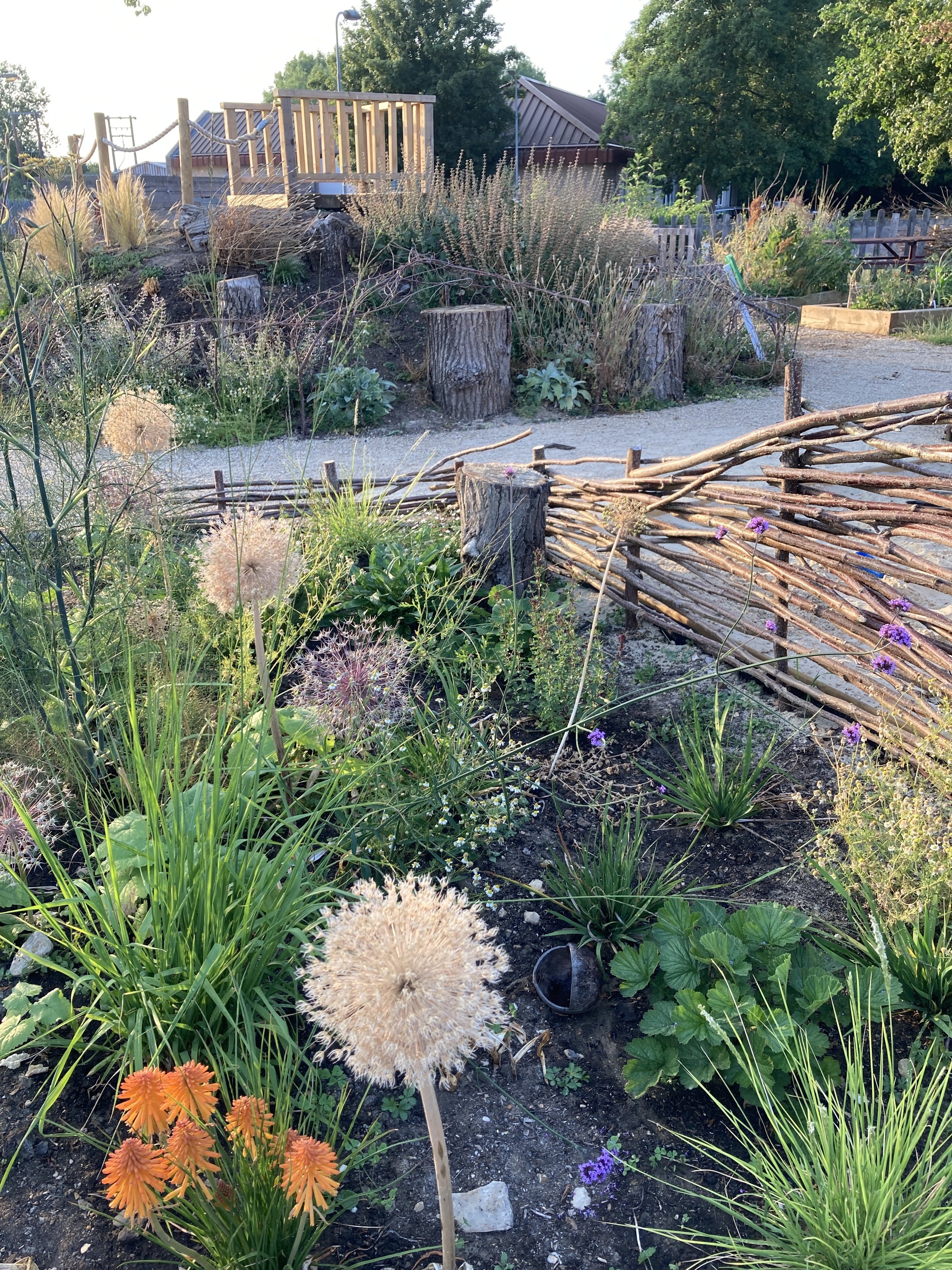 Visitor centre mound.JPG