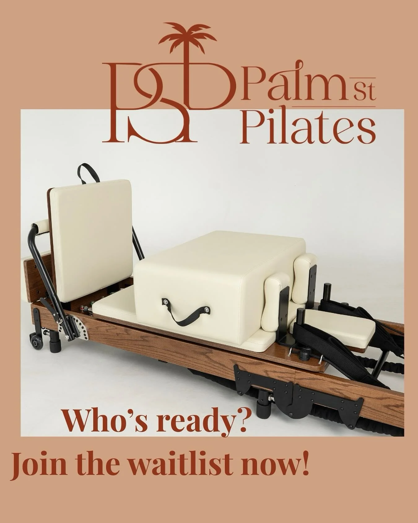 Be one of the first to experience Palm St Pilates! 👀  Join our waitlist now for exclusive updates, offers and early access! 🌴🤎 Visit palmstpilates.co.uk 🔗link in bio 

#PalmStPilates #PilatesStudio #ReformerPilates #OpeningSoon #PilatesCommunity 