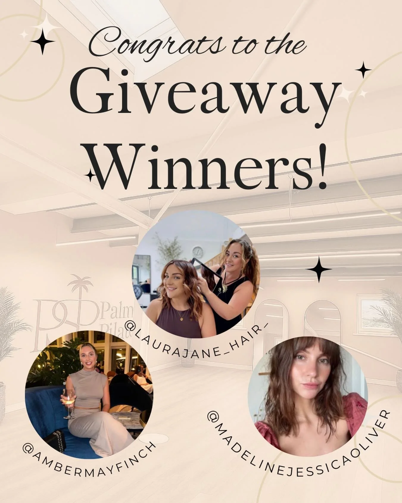 A HUGE thank you to everyone who entered and supported our Palm St Pilates giveaway, the response has been incredible, and we&rsquo;re so grateful for each and every one of you! 🤎

Massive congrats to our winners @laurajane_hair_ @ambermayfinch and 