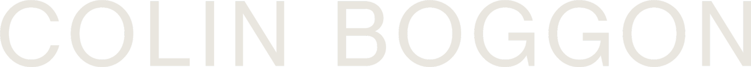 The name Colin Boggon written in a clean white minimalist sans serif font and spaced out against a transparent background