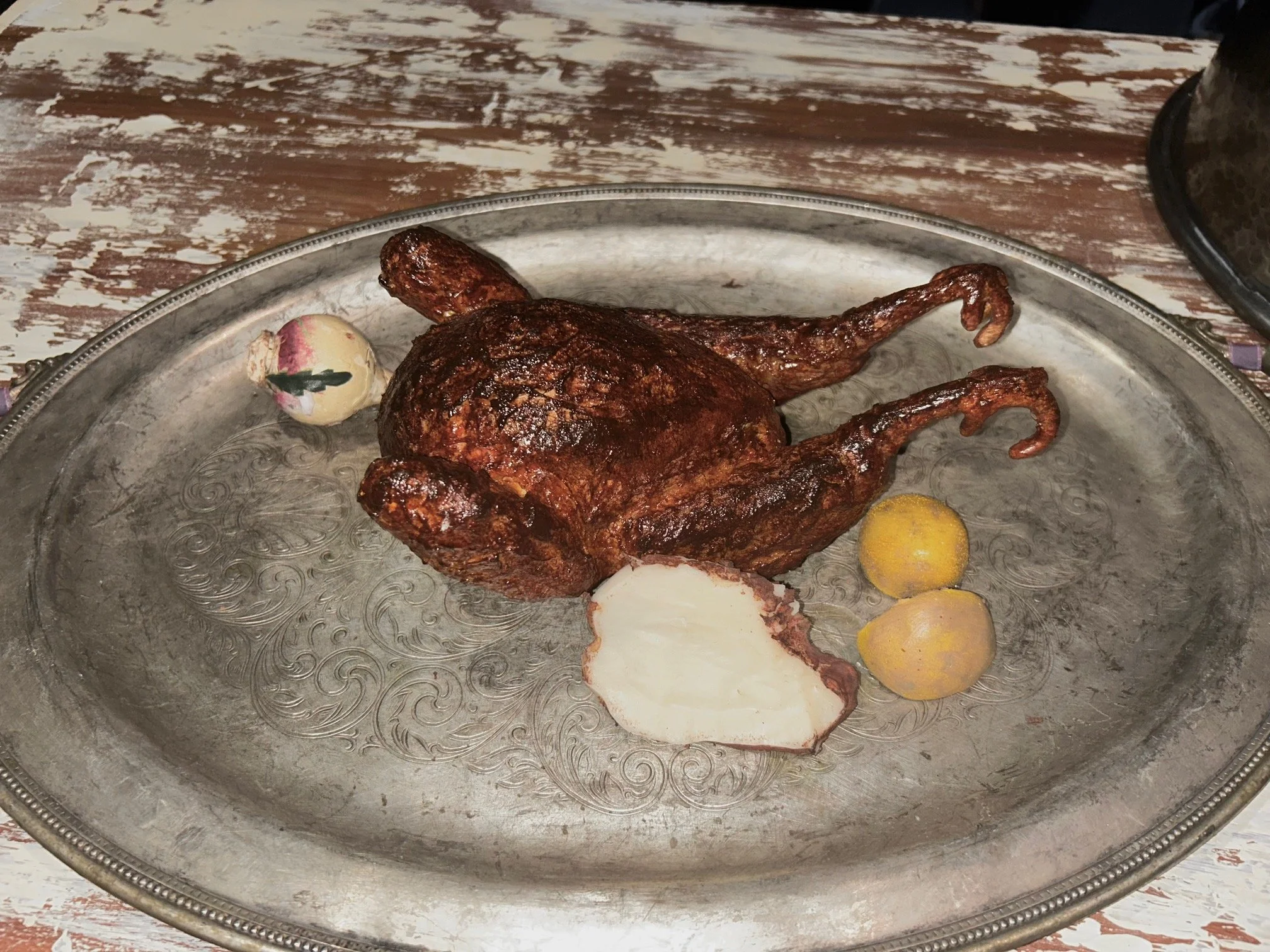 Roasted fowl - La Colombe