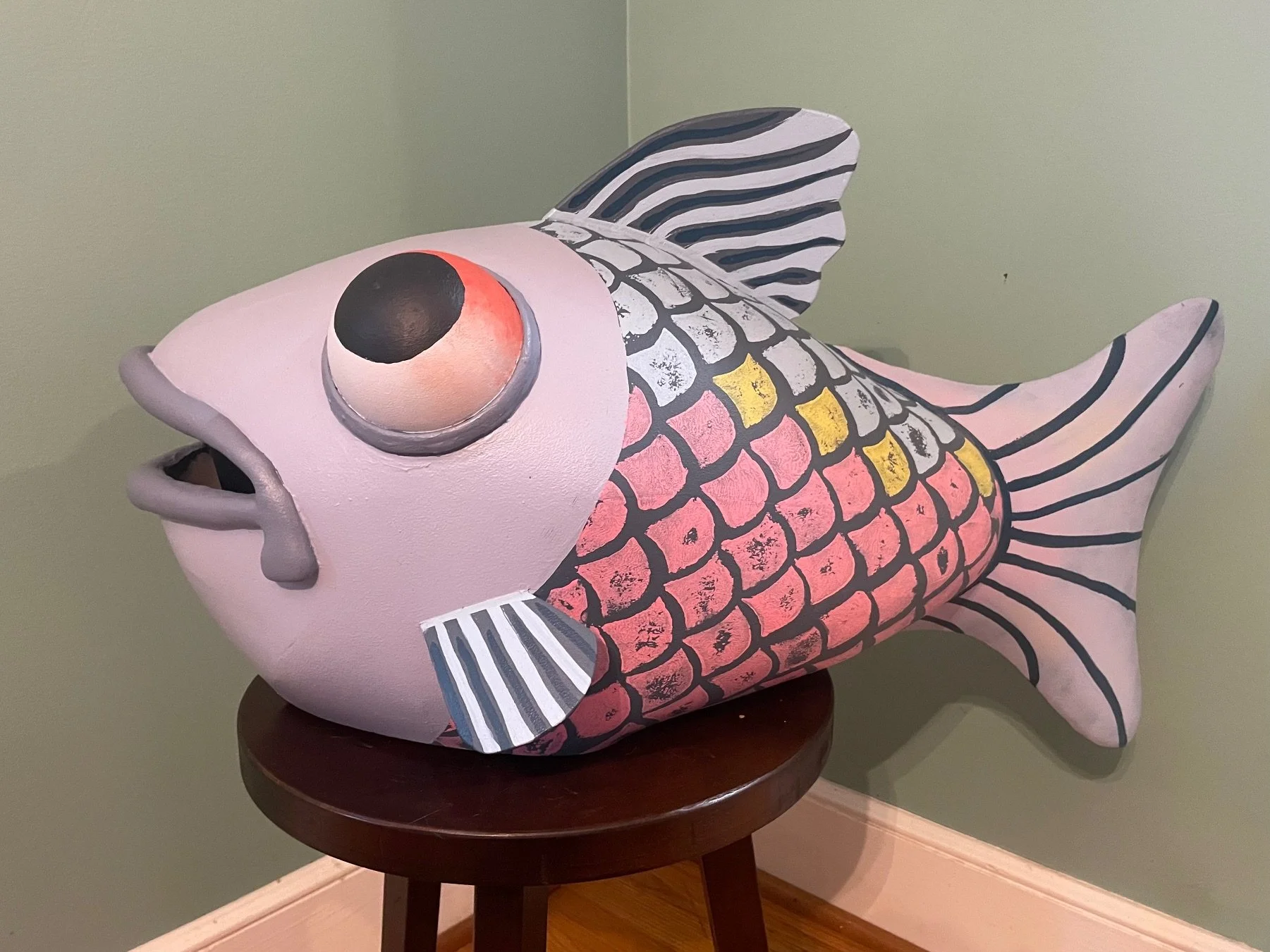 Fish foam mask