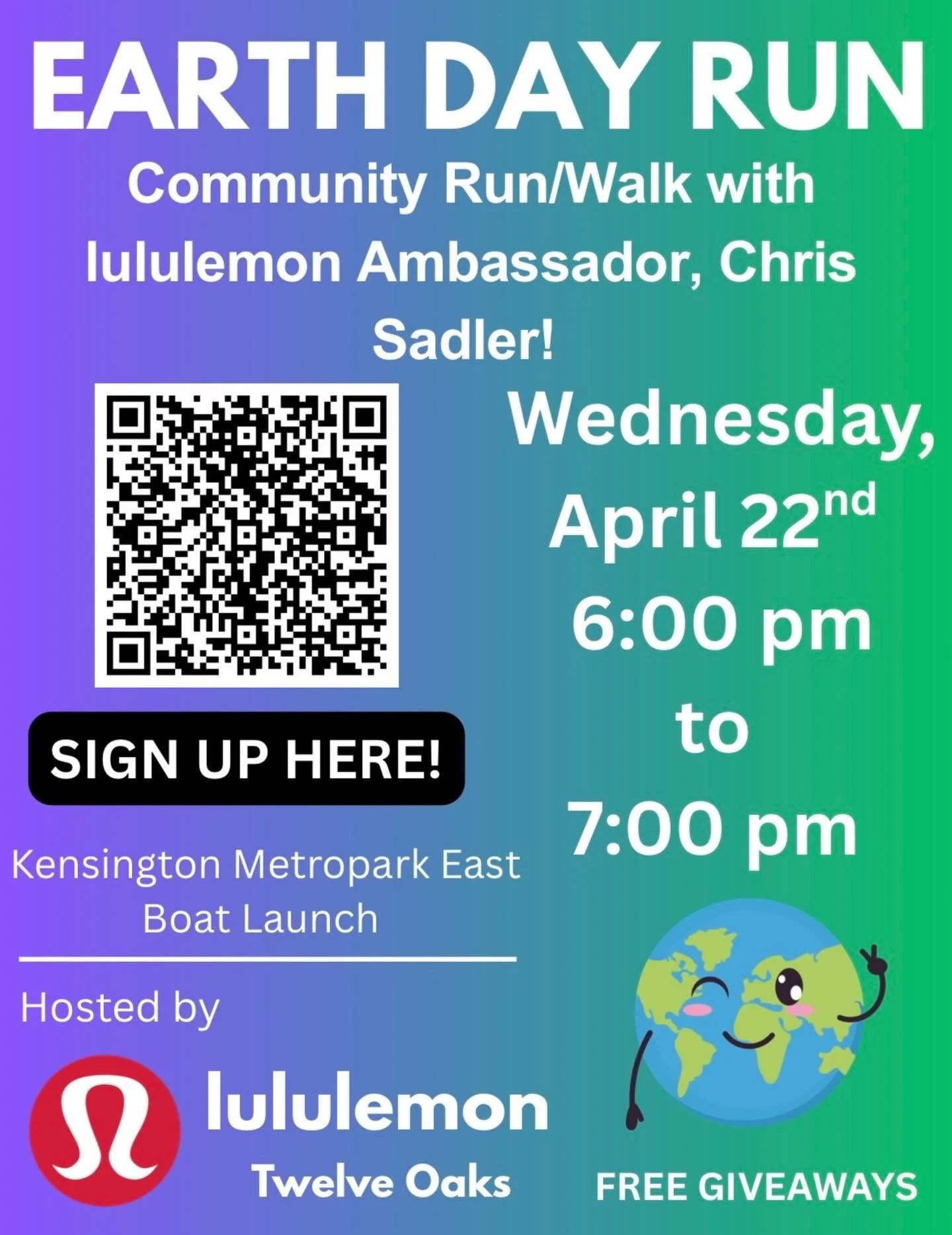 Next Wednesday come show off your shiny Boston marathon medals at our group run with @lululemon !! Link in my story for signup (for us to get numbers)!
-
6 pm, Kensington Metropark East Boat Launch, run/walk, free giveaways, and the best vibes 🌎