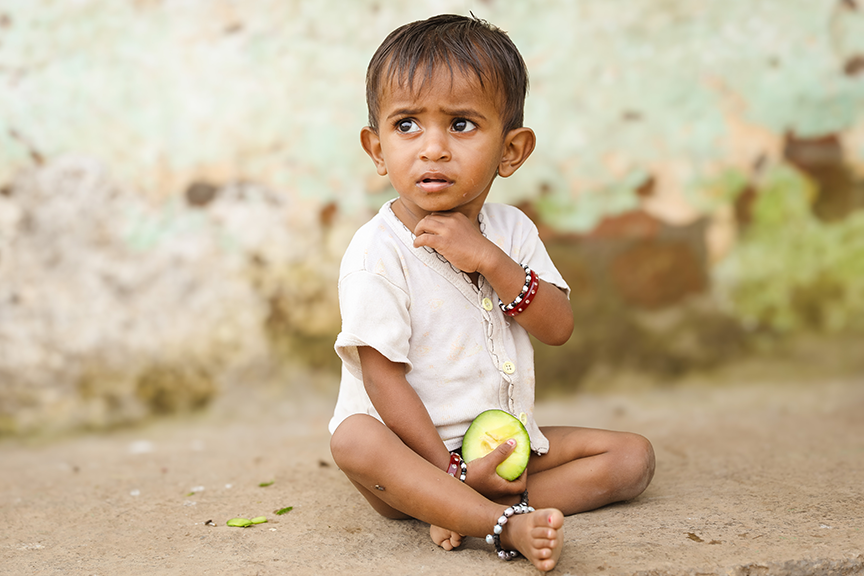 An infant in South Asia | Daughters of Azaadi