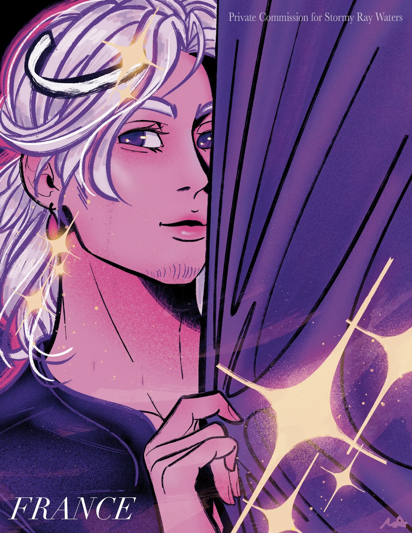 "Francis Bonnefoy"
Commissioned digital painting for private client Stormy Ray Waters