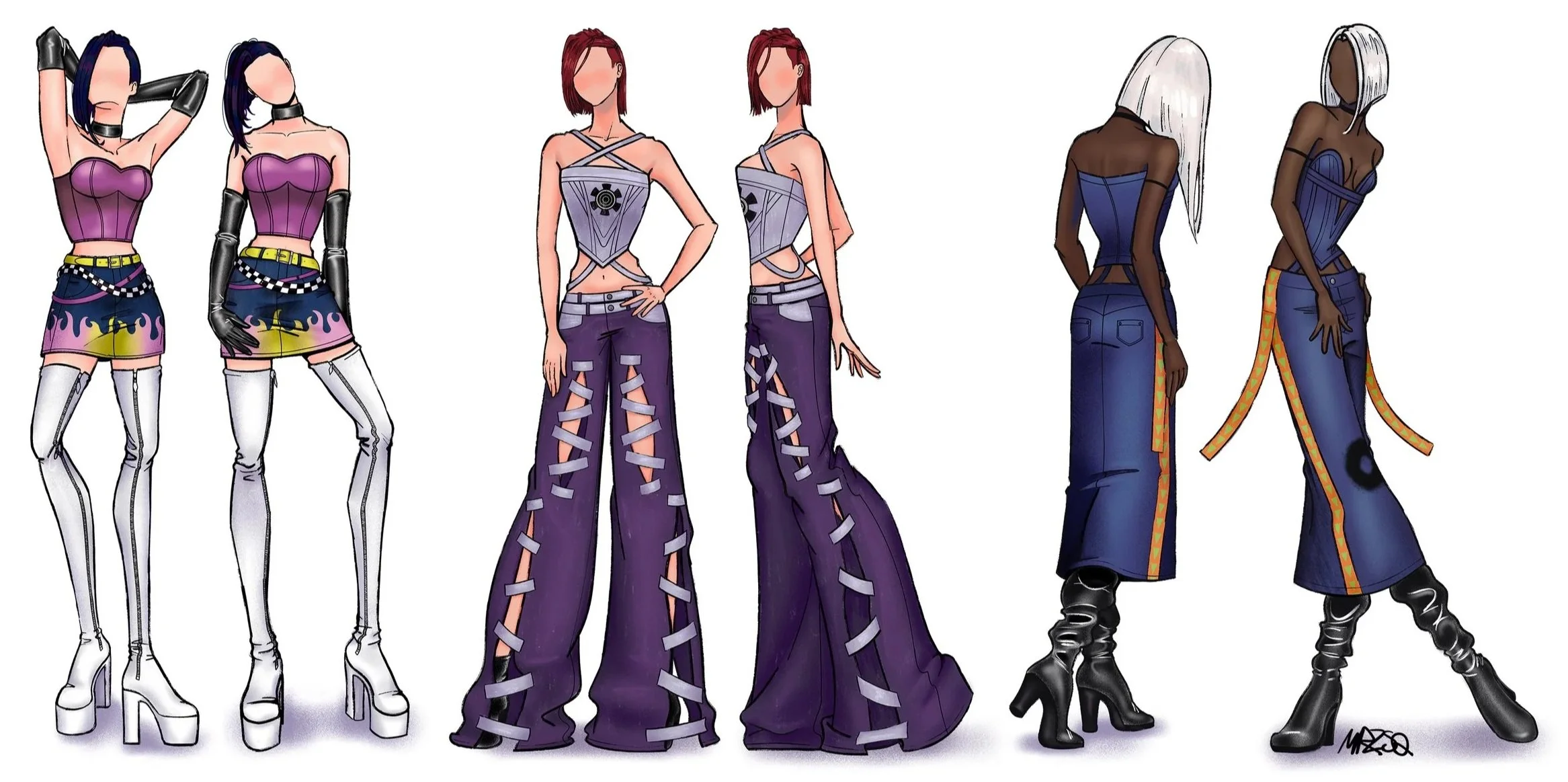 U/O Fashion Illustrations