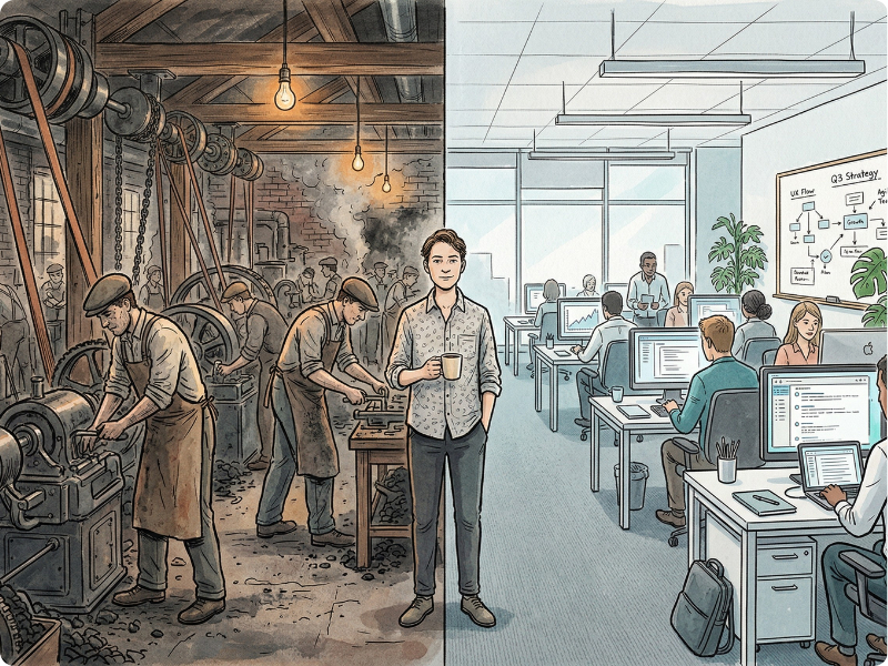 The Lights Came On in 1882. The Factory Changed in 1920.