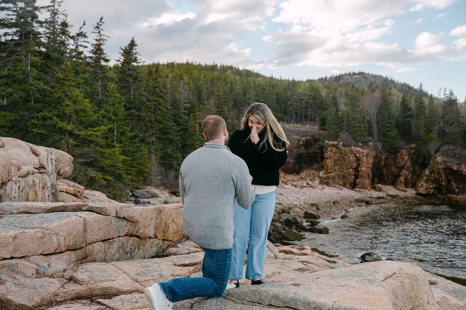 Acadia Proposal Photographer