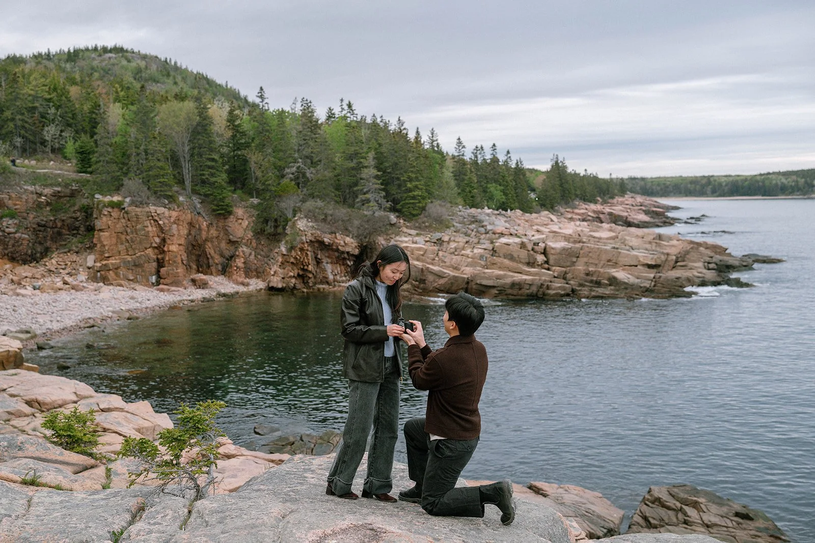Acadia Proposal Photographer