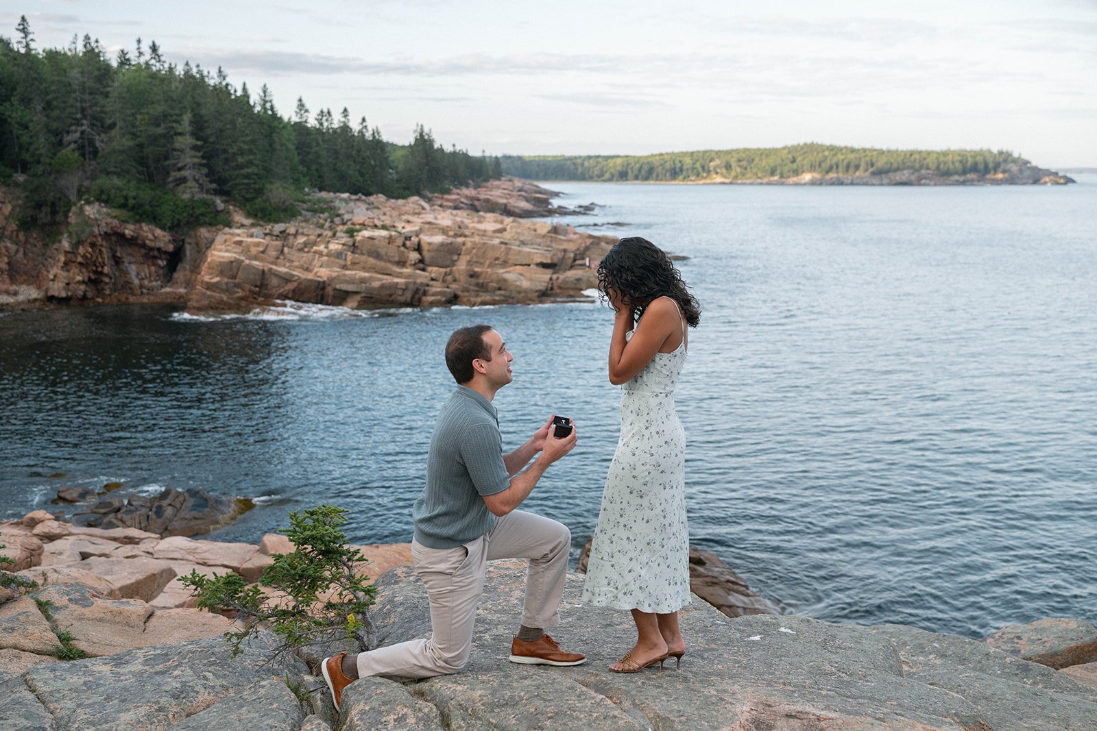 Acadia and Maine Proposal and Engagement Photographer