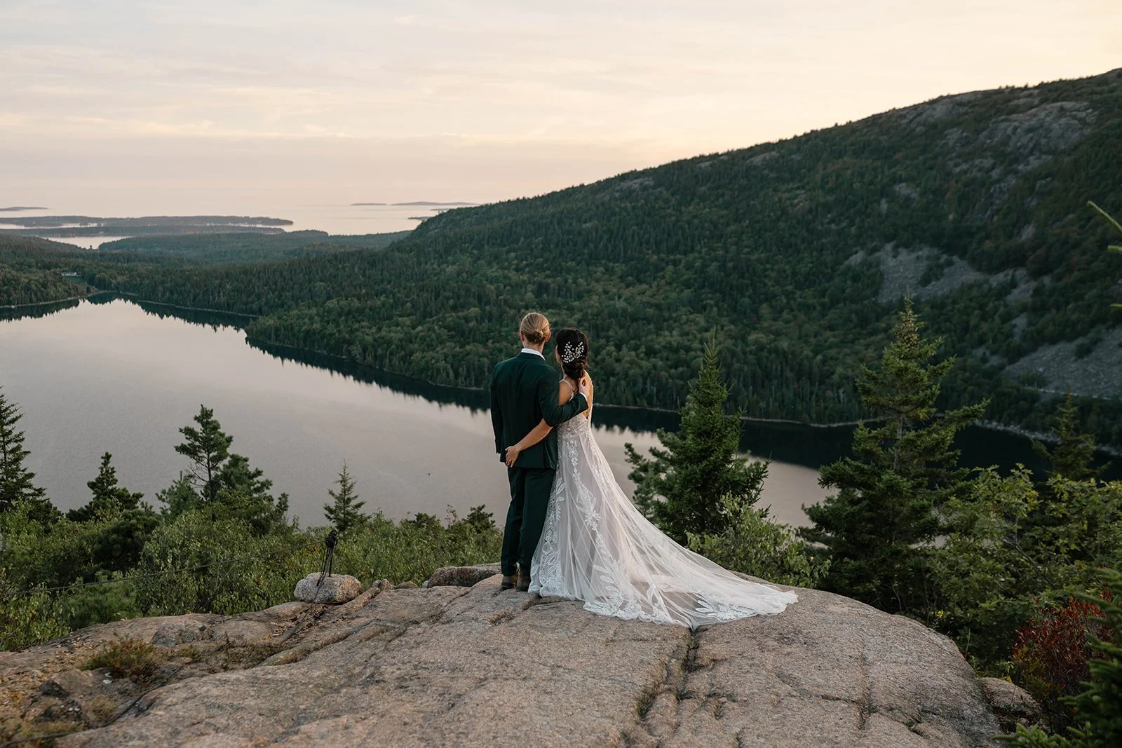 stunning coastal maine elopement