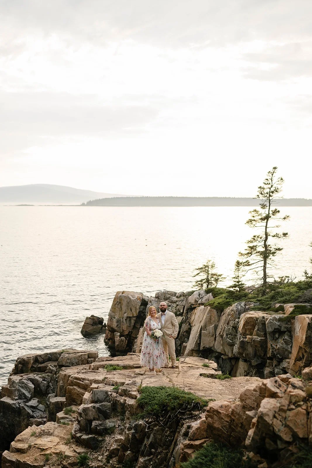 summer elopement in maine along the coast