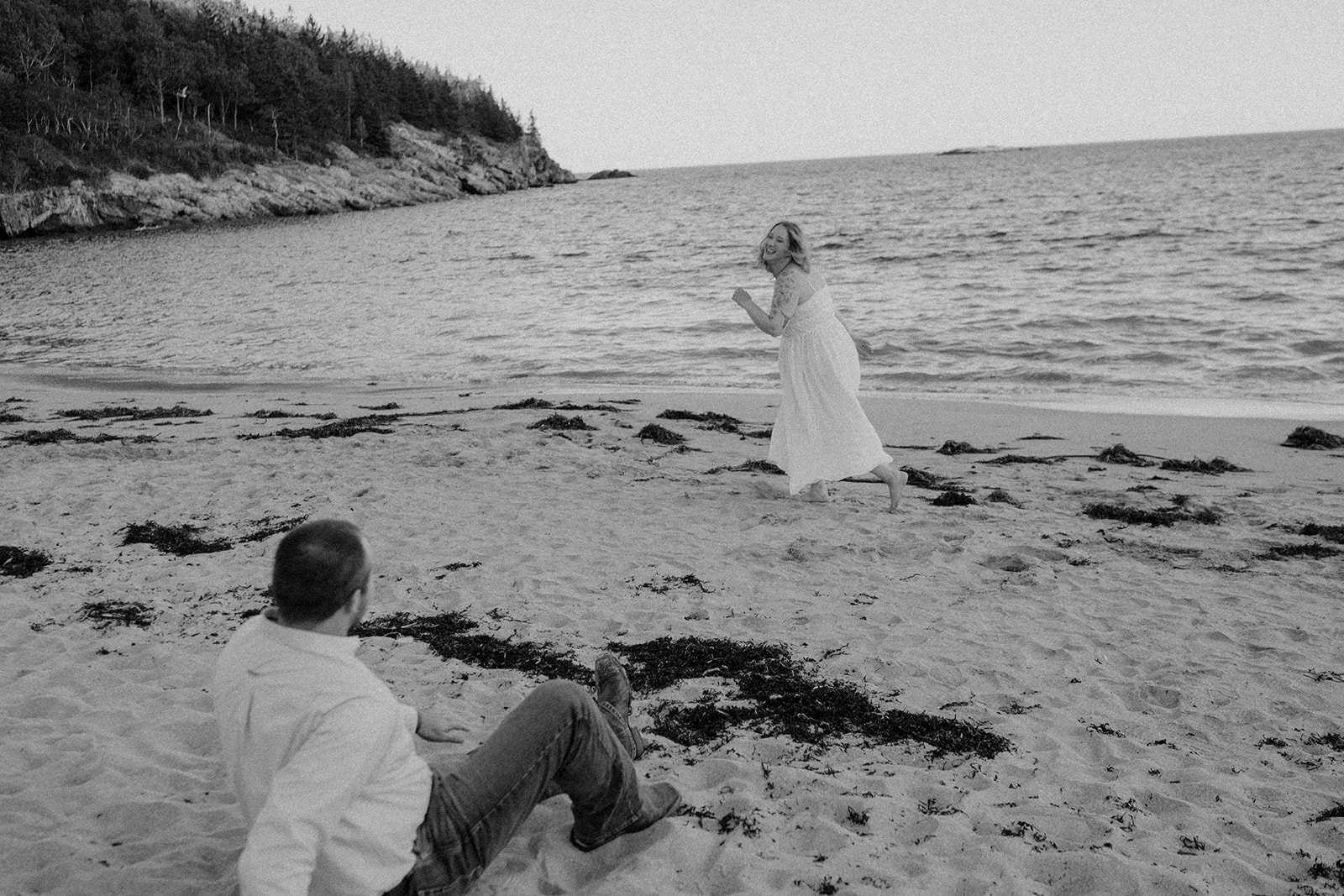 acadia national park elopement along the coast