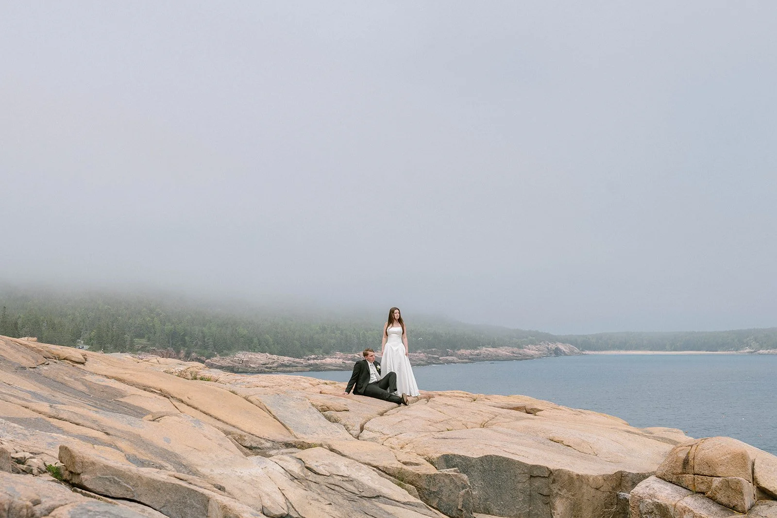 Best Coastal Elopement Locations in Acadia National Park