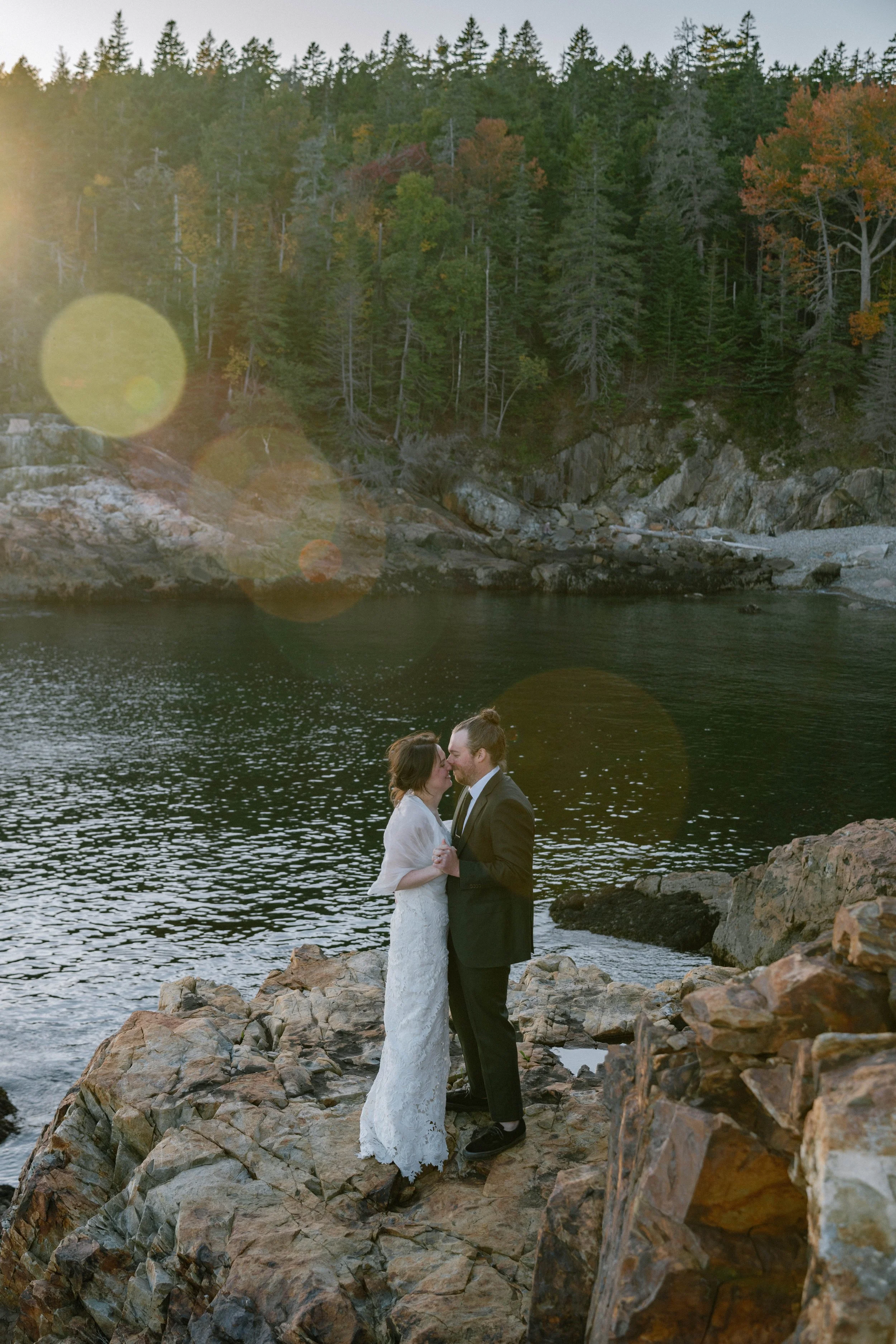 Acadia  Elopement Photographer