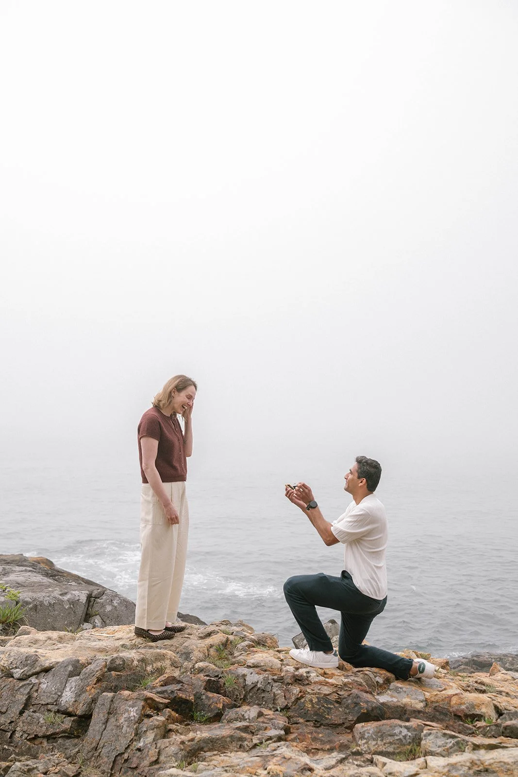 Acadia Proposal Photographer