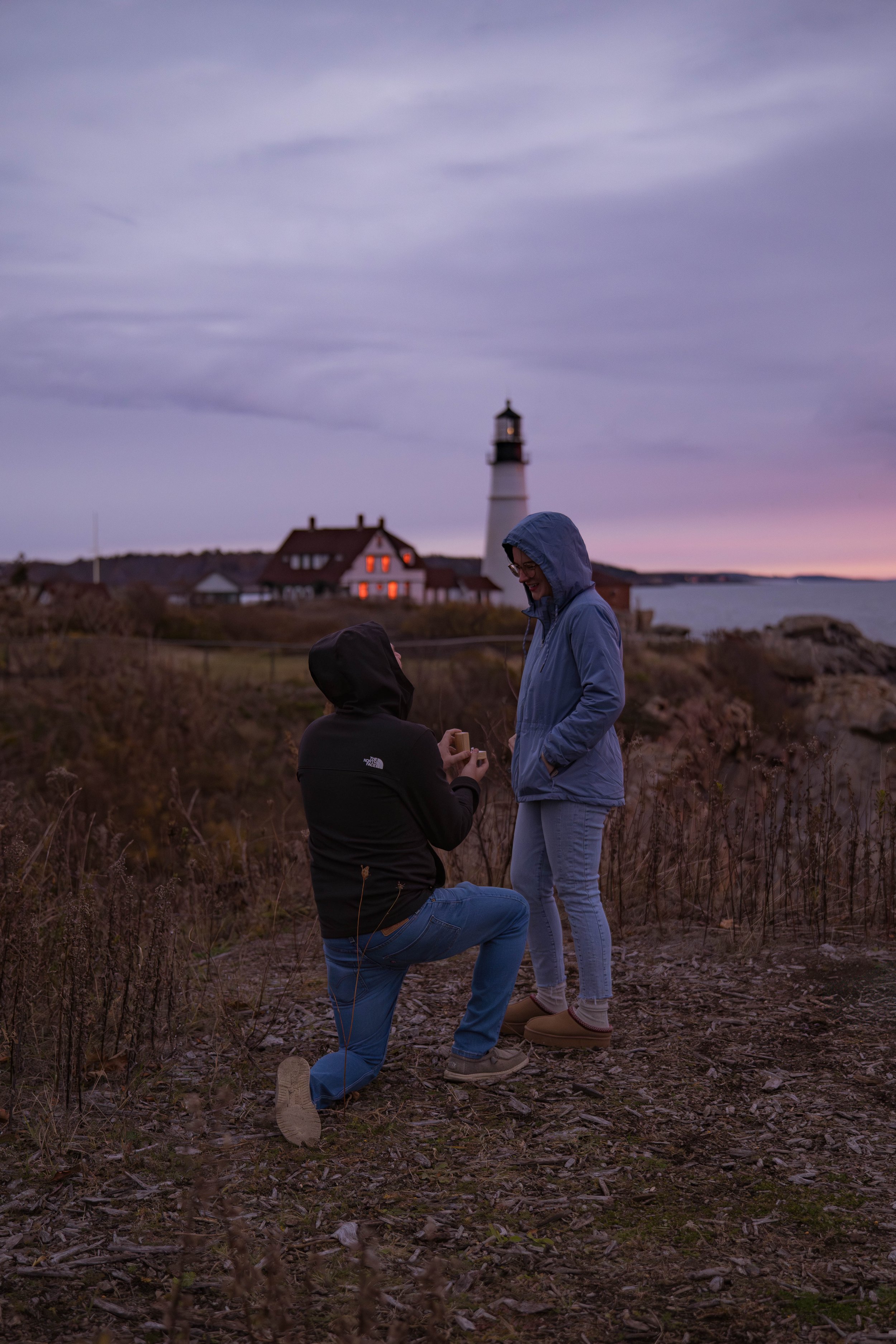 Maine Surprise Proposal Photographer