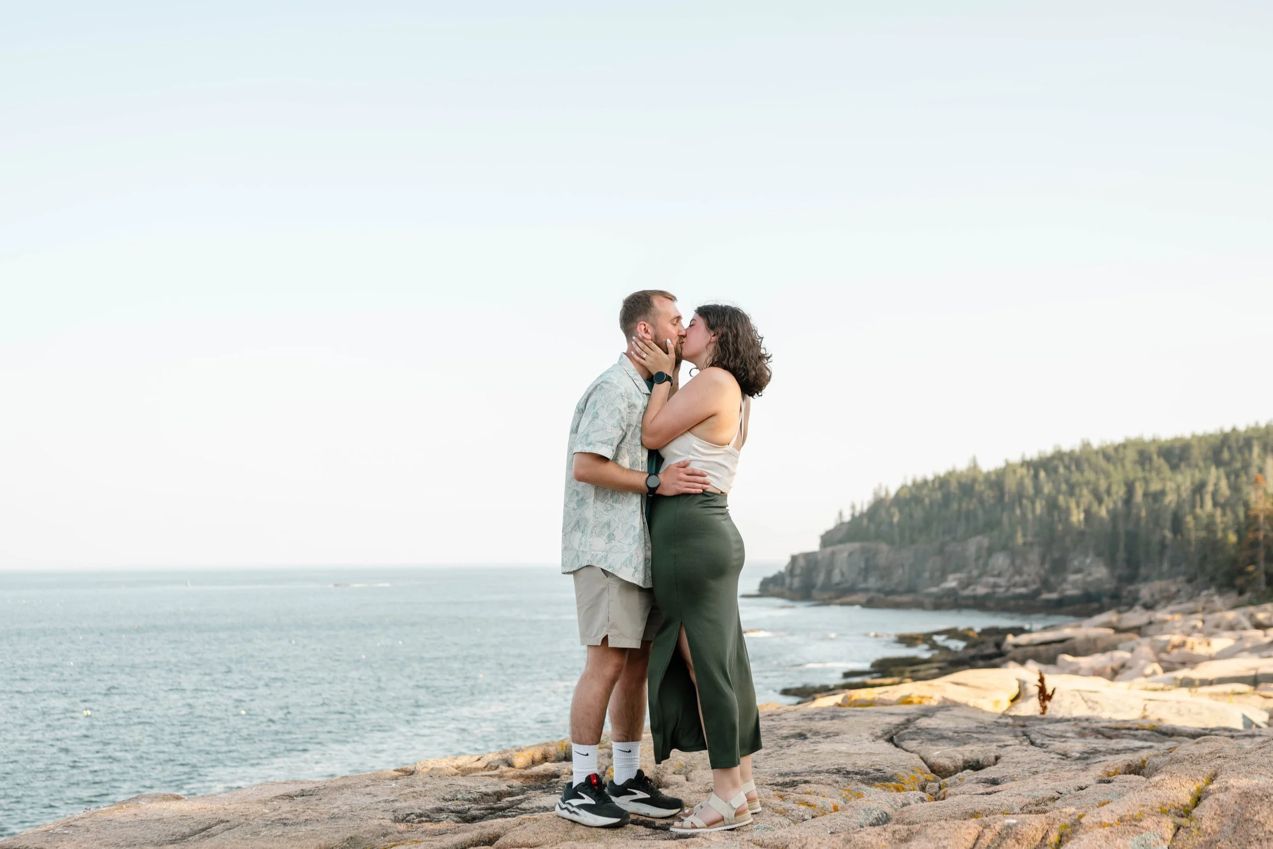 Acadia elopement and engagement photographer