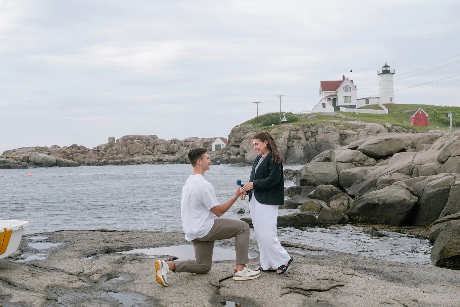 Maine Surprise Proposal Photographer