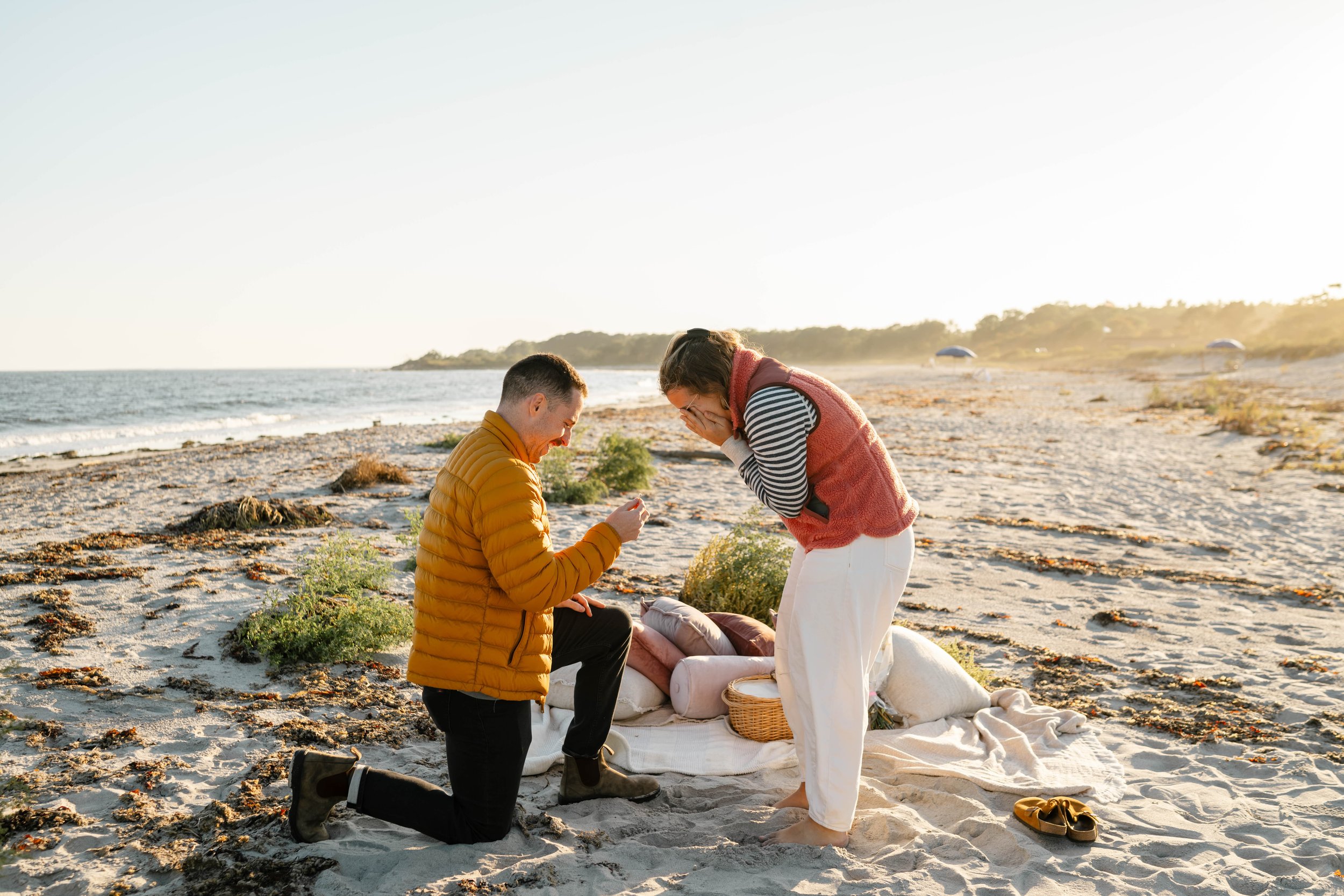 Maine Surprise Proposal Photographer