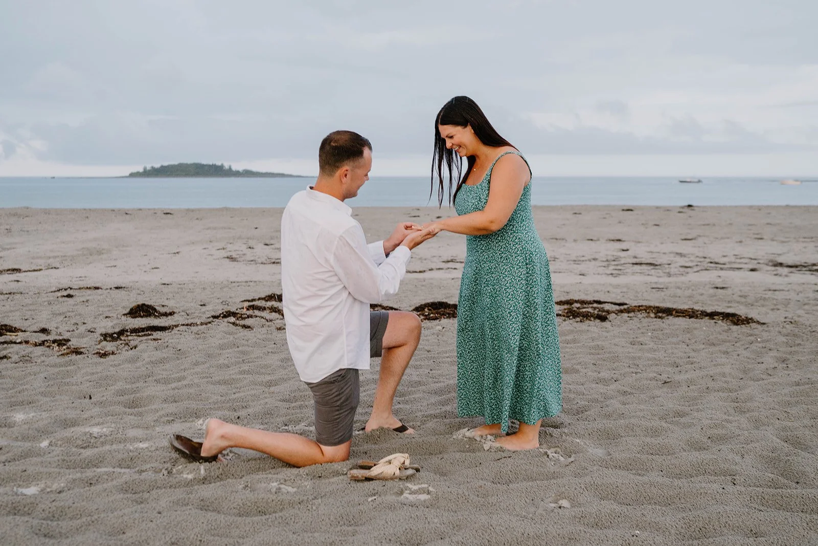 Maine Surprise Proposal Photographer