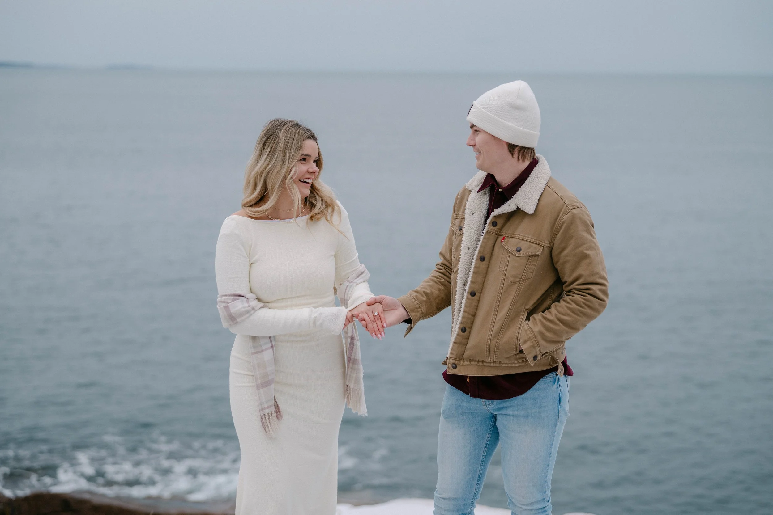 Acadia elopement and engagement photographer