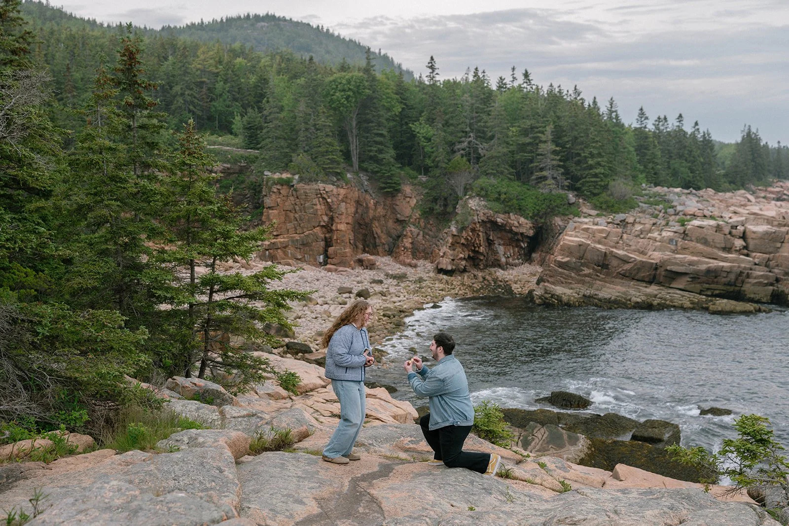 Acadia Proposal Photographer