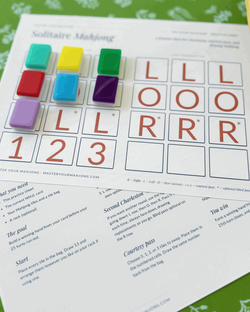 2026 NMJL Card Challenge: Free American Mahjong Tracker | Master Your ...