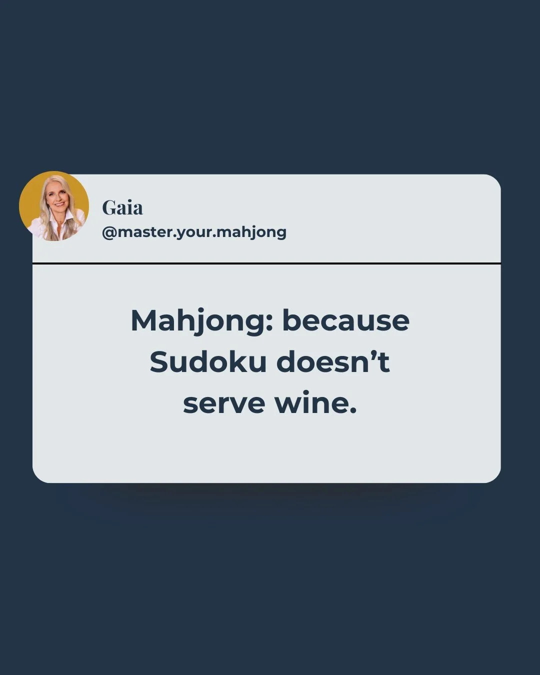 It&rsquo;s like a puzzle - but prettier, louder, and with cocktails. 🍸🀄

 #masteryourmahjong #stpetemahjong #tampabaymahjong #MahjongFun #MahjongNight #MahjongAndMimosas #MahjongLife #MahjongMadeSimple #MasterYourMahjong #MahjMoments