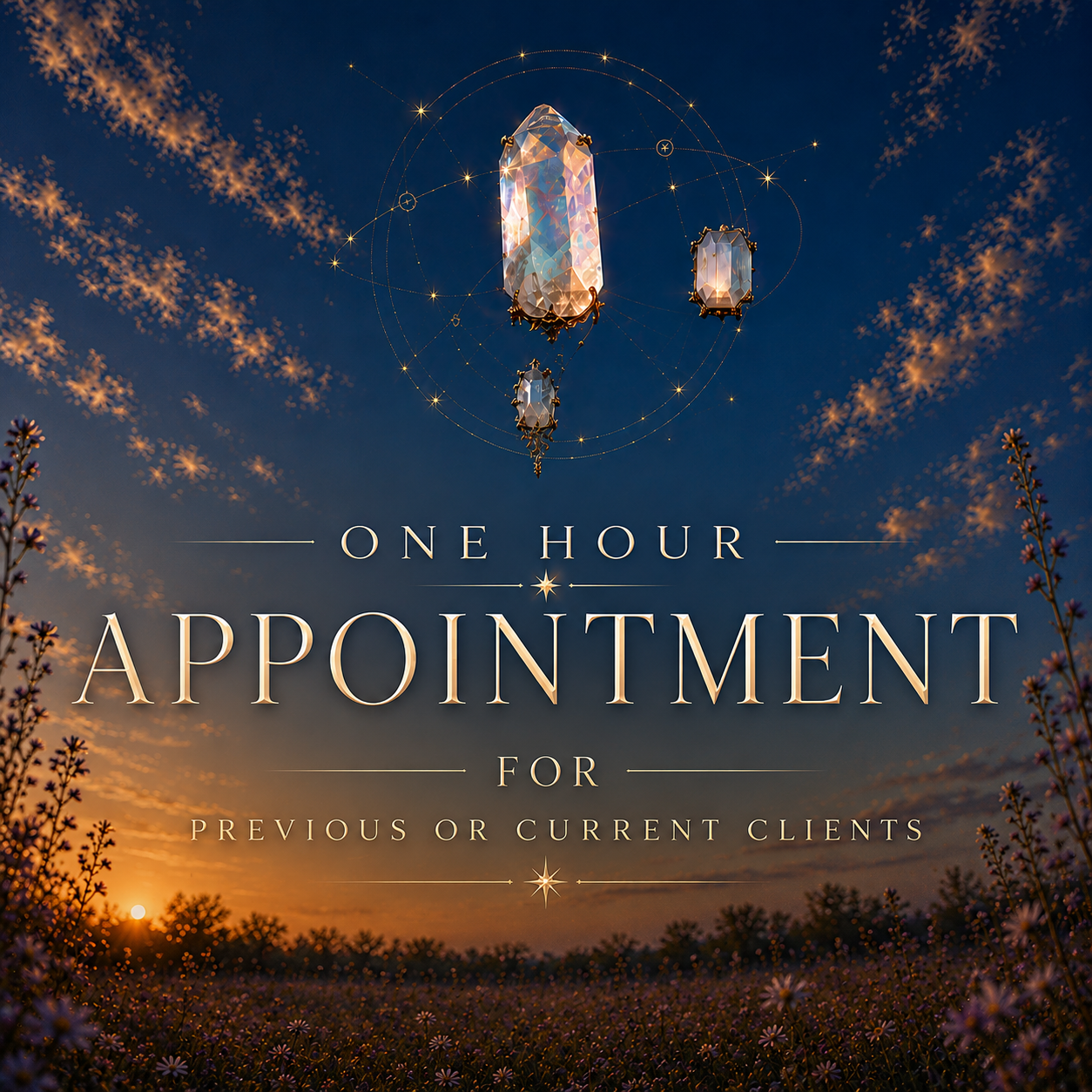 One hour Appointment for Previous or Current Clients