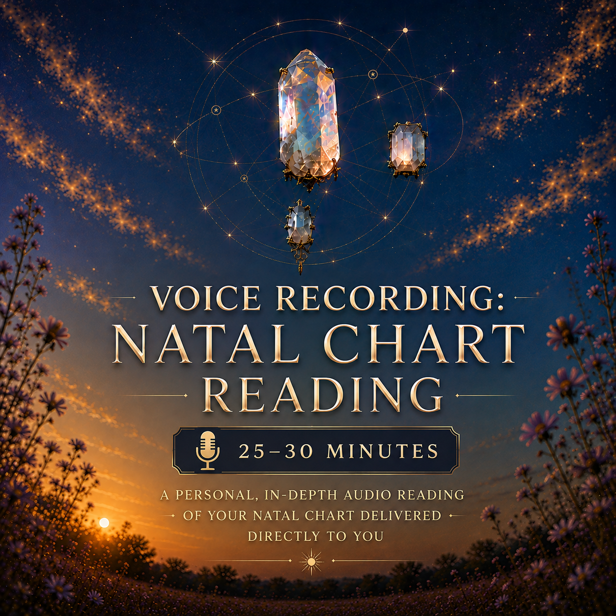 Voice Recording: Natal Chart Reading 20 minutes