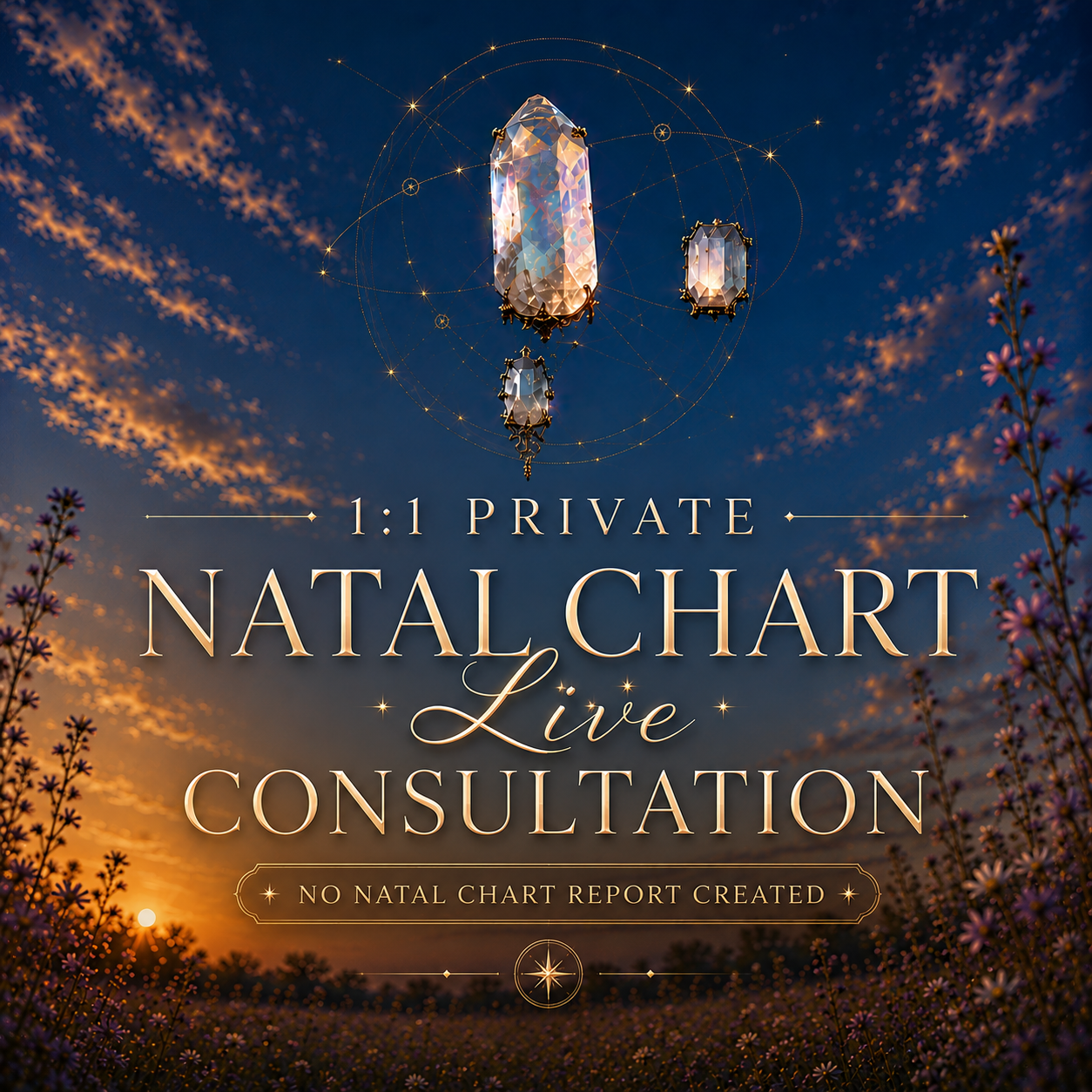 1:1 Private Natal Chart Live Consultation