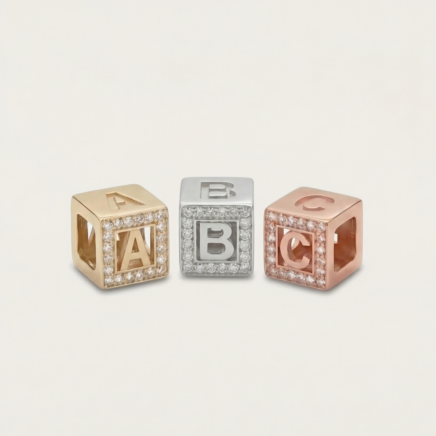 Baby Block Letter Pendant